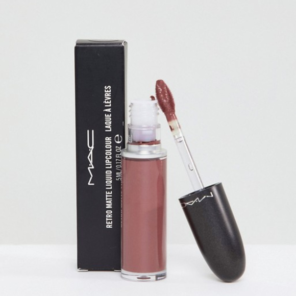 NIB MAC "TOPPED WITH BRANDY" Matte Liquid Lipcolor - Picture 4 of 6